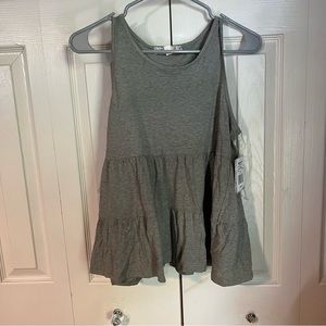 Pink Republic sleeveless Tiered Babydoll Top Size M Medium.